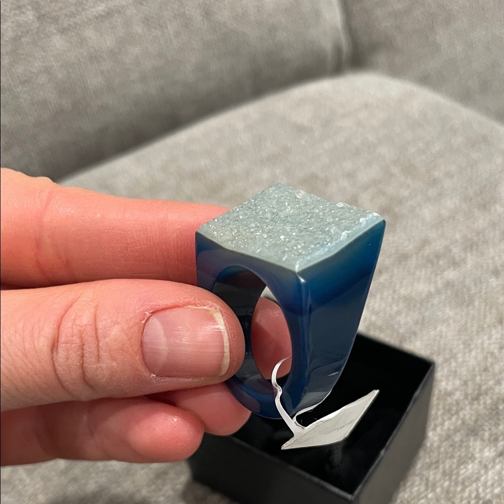 Blue Wearable Tech Ring